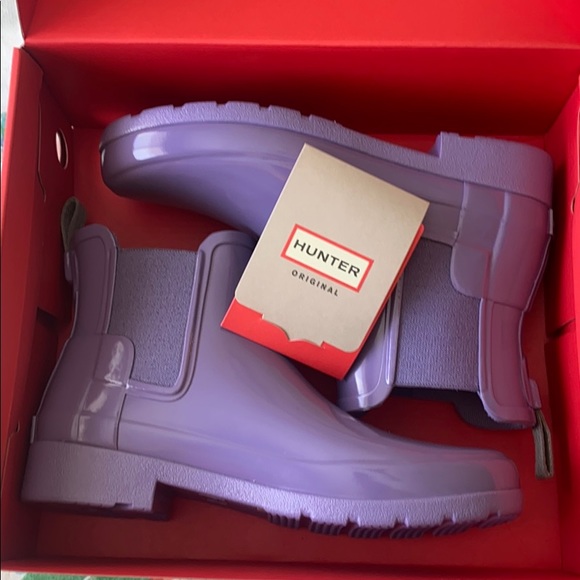 Hunter original refined Chelsea gloss boots - Picture 5 of 6